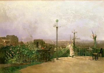 Paris vu des hauteurs de Montmartre